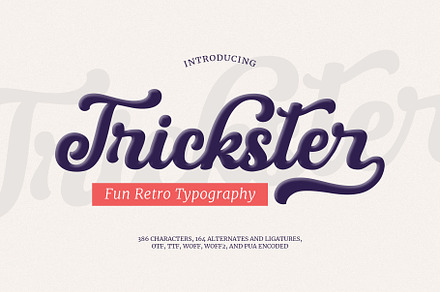 Trickster! Fun Retro Font