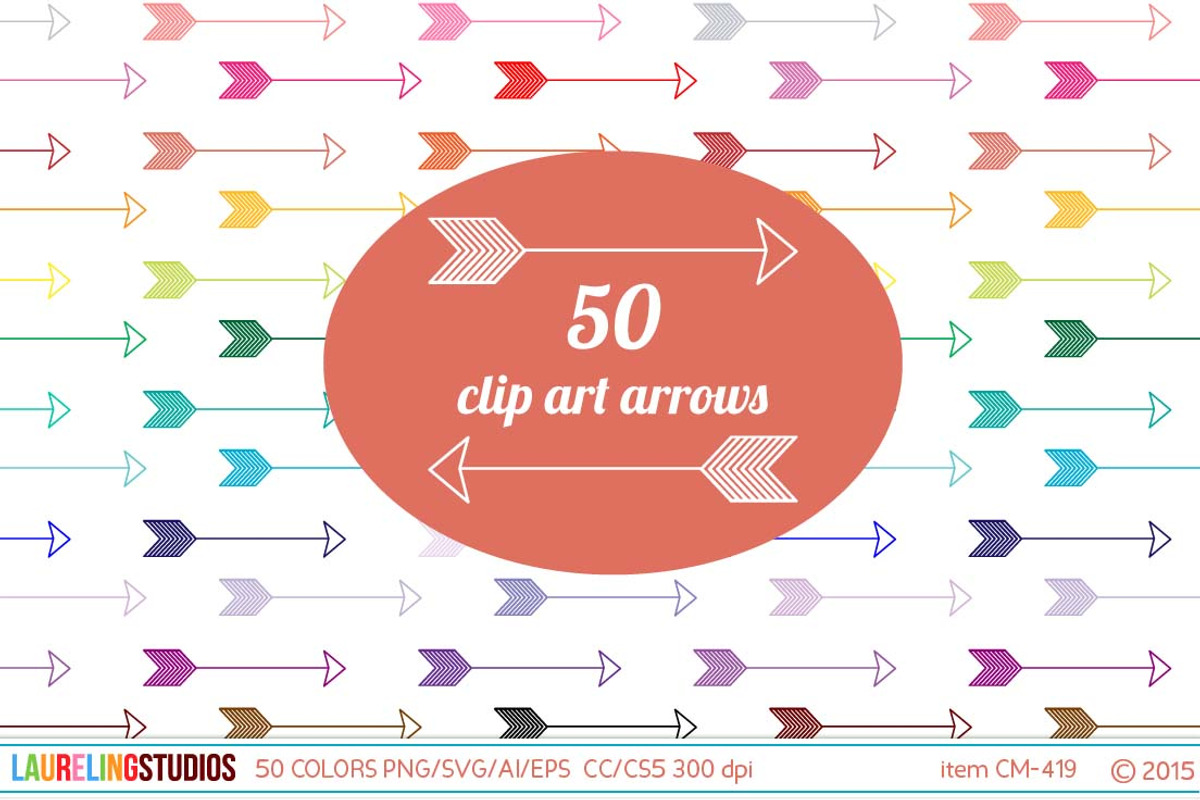 Arrow Clipart: png/svg/ai/eps files, an Illustration by Laureling Studios (Photo 1 of 2)