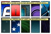 10 Photoshop Styles: Superheroes v1, a Layer Style Add-On by SuperheroVisions (Thumbnail 12 of 15)