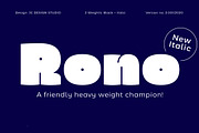 Rono, a Sans Serif Font by Jan-Christian Bruun (Thumbnail 3 of 15)
