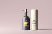 Dark Plastic Cosmetic Mockup Bundle, a Cups & Container Mockup by pmvch (Thumbnail 89 of 111)