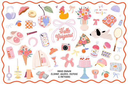 Whimsy Girls. Spring Woman Clipart, an Object Graphic by Ruslana Lubenets