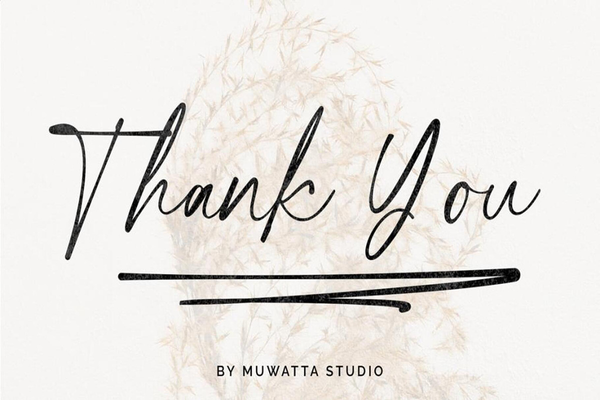 Rochetha Signature Font, a Script Font by Muwatta Studio (Photo 21 of 21)