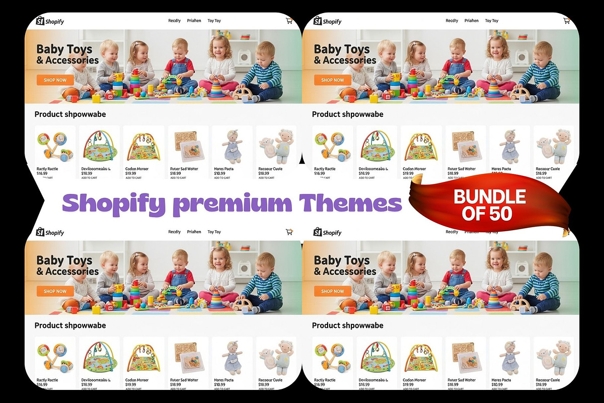 50 Modern E‑Commerce SHOPIFY THEMES, a Shopify Template by Crox Studio | Digital (Photo 17 of 59)