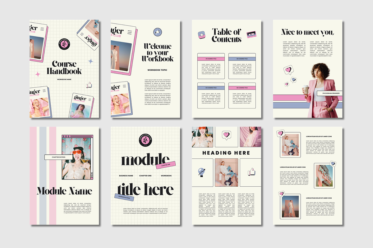 Modern Ebook Workbook Canva Template, a Marketing Template by Anna Design Studio (Photo 3 of 11)