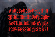 Tonduk | Blackletter Font, a Blackletter Font by Denustudios (Thumbnail 10 of 12)