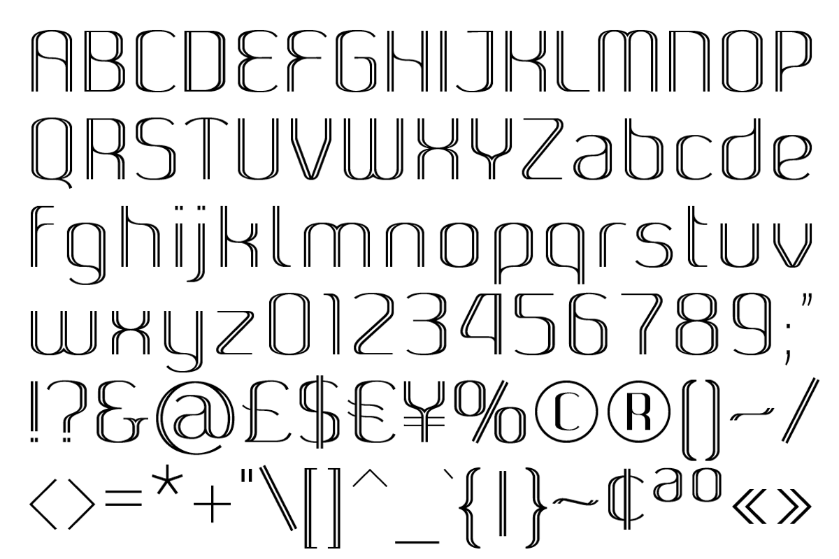 Somaskript Incised preview 2
