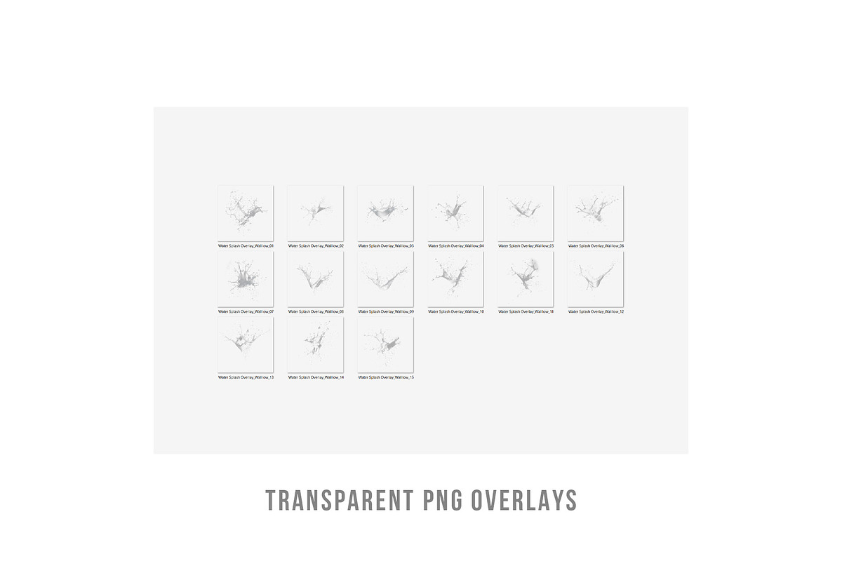 Water splash png overlay clipart, a Layer Style Add-On by Walllow Creatives (Photo 5 of 6)