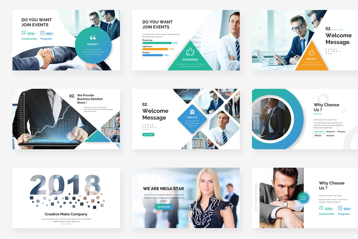 3 in 1 Business Event Powerpoint, a Presentation Template by One Percent Studio (Photo 21 of 36)