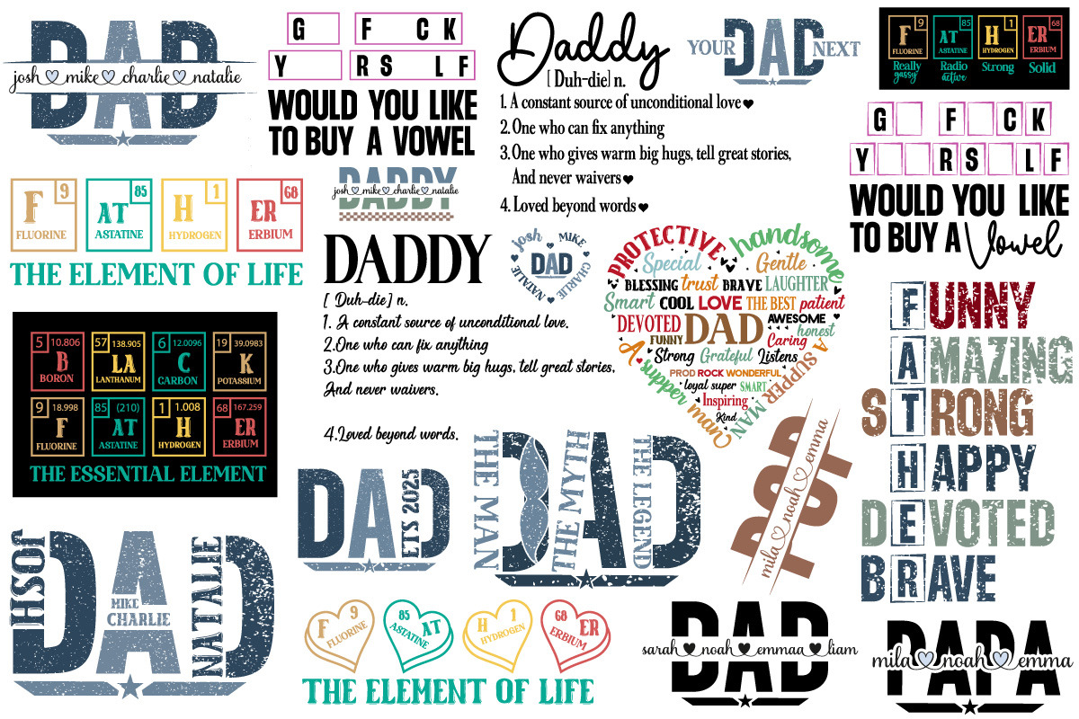 Father's Day SVG Bundle, Father's Da, a Graphic by GraphicPicker (Photo 2 of 3)