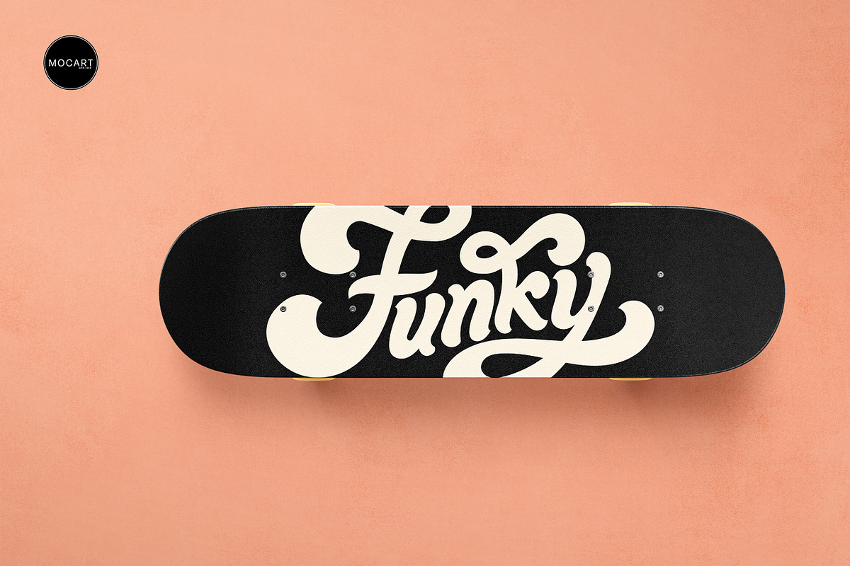Skateboard Mockup Set v1, a Merchandise Mockup by Mocart (Photo 9 of 18)