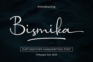 Bismika - Handwriting Font