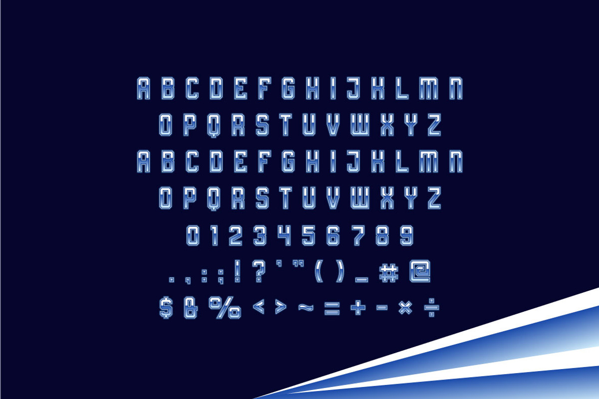 MetalBoss - Futuristic Modern Font, a Sans Serif Font by Mightyfire (Photo 4 of 4)