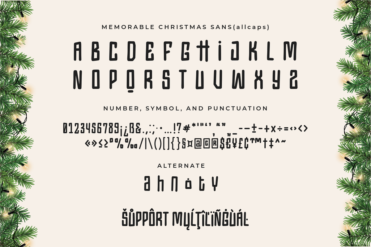 Memorable Christmas Font Duo, a Handwritten Font by Ainun Jinan (Photo 8 of 9)