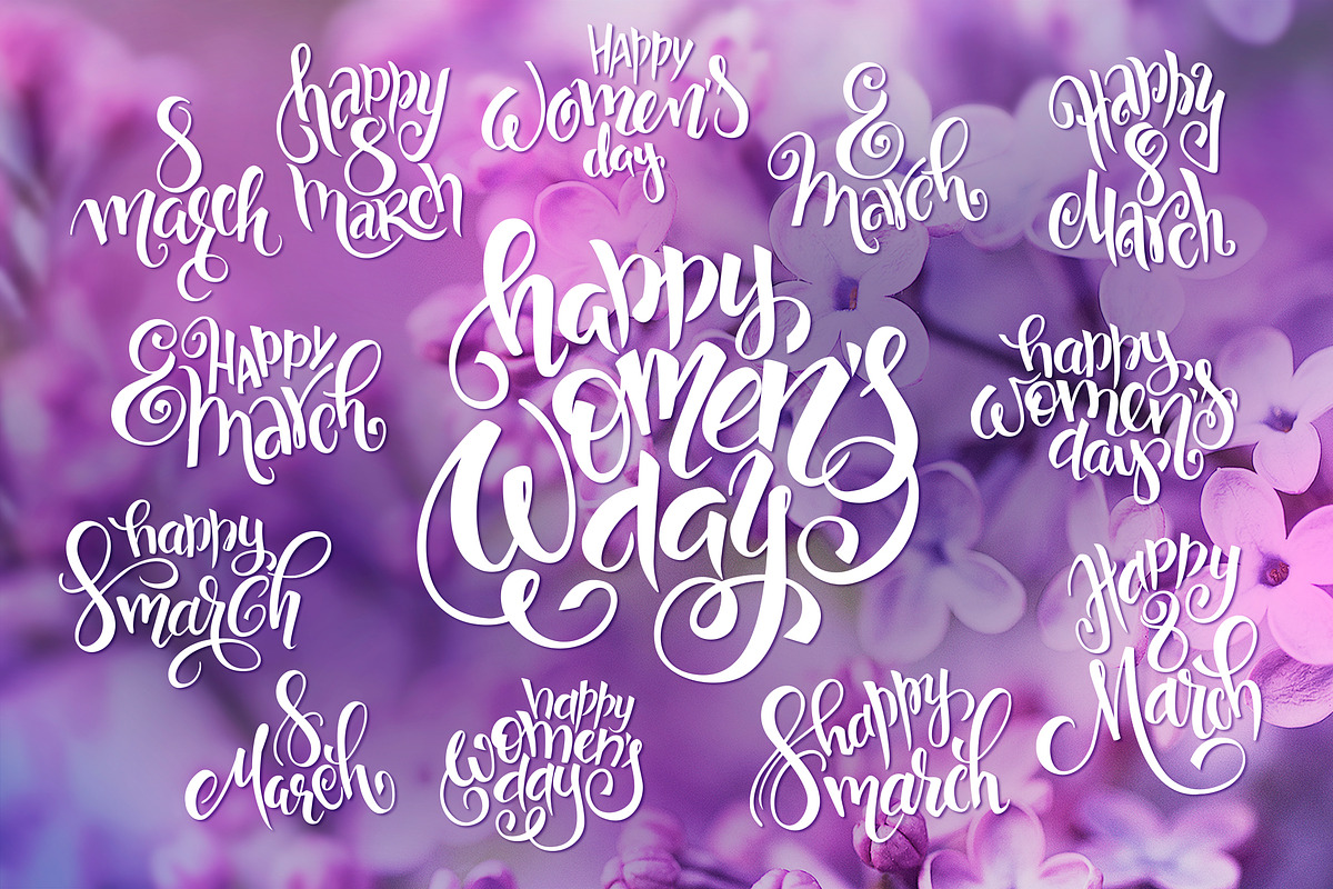 Women's day lettering overlays, a Graphic by catary art (Photo 5 of 5)