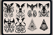 20 Cthulhu brush stamp, a Brush Add-On by TaKong Magics (Thumbnail 2 of 3)