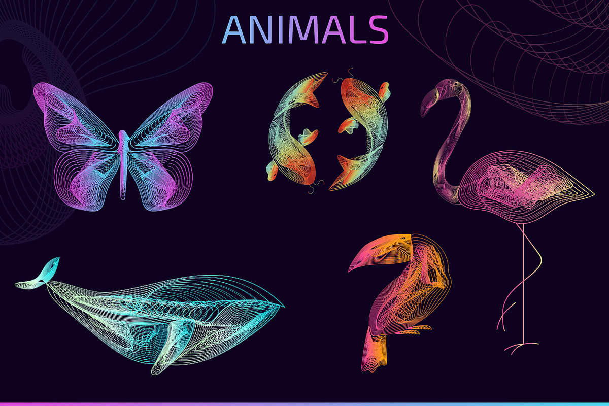 Premium Vector Linear Objects, an Object Graphic by Free-PSD-Templates