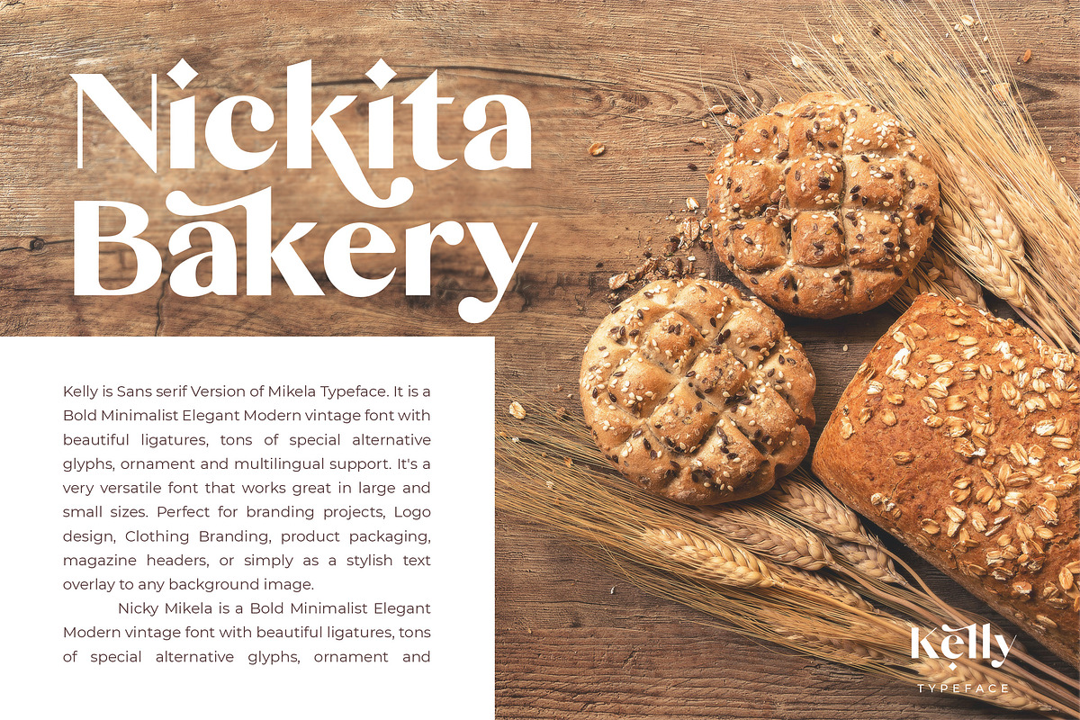 Kelly - Classy Sans Serif, a Sans Serif Font by Kaligra.co (Photo 11 of 38)