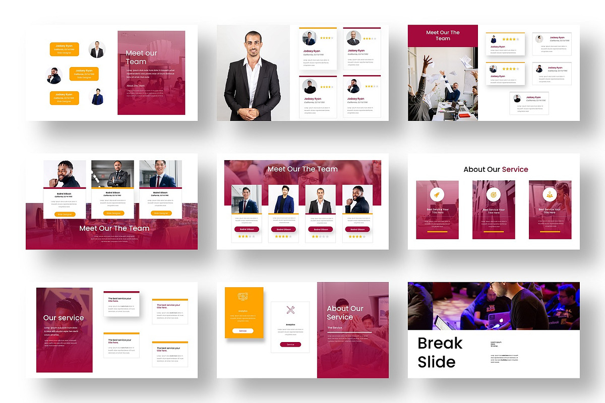 Dine – Business Keynote Template, a Presentation Template by Dens Creative Studio (Photo 3 of 6)