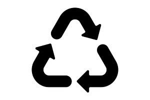 Rounded Recycling Symbol