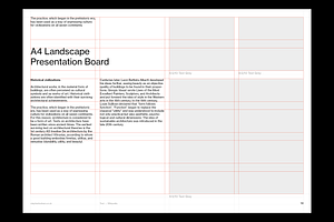 A4 Presentation Grid System