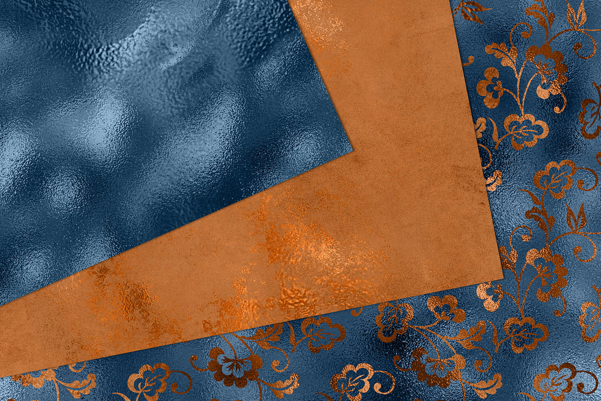 Copper and Prussian Textures, a Texture Graphic by Digital Curio (Photo 3 of 4)