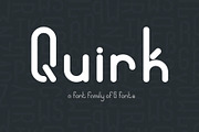 Quirk font family, a Sans Serif Font by SomStock (Thumbnail 1 of 9)