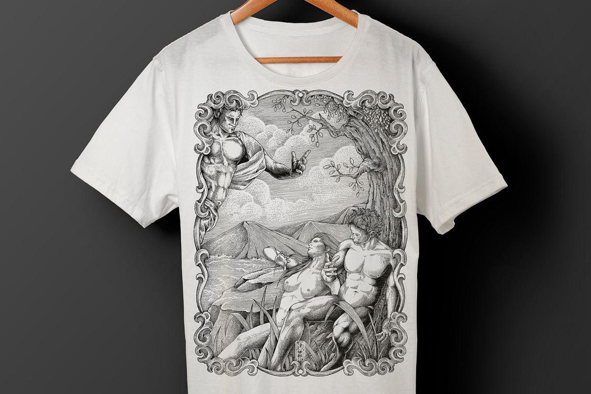 Engrave Style Illustration, Part 1, an Illustration by NStudio (Photo 6 of 8)