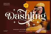 Dashling - Bold Modern Stylish Serif, a Serif Font by Shakira Studio (Thumbnail 1 of 10)
