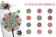 Mandala coloring book for adults., a Brochure Template by Kseniia Kuznetsova (Thumbnail 5 of 5)