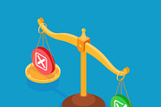 Choice Scales, an Education Illustration by TAlex (Thumbnail 2 of 6)