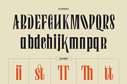 Quietness Condensed, a Serif Font by Aksapix Studio (Thumbnail 9 of 10)