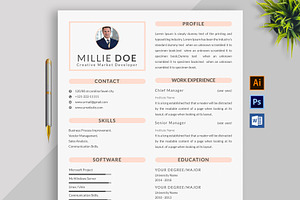 Resume Template and Cover Letter