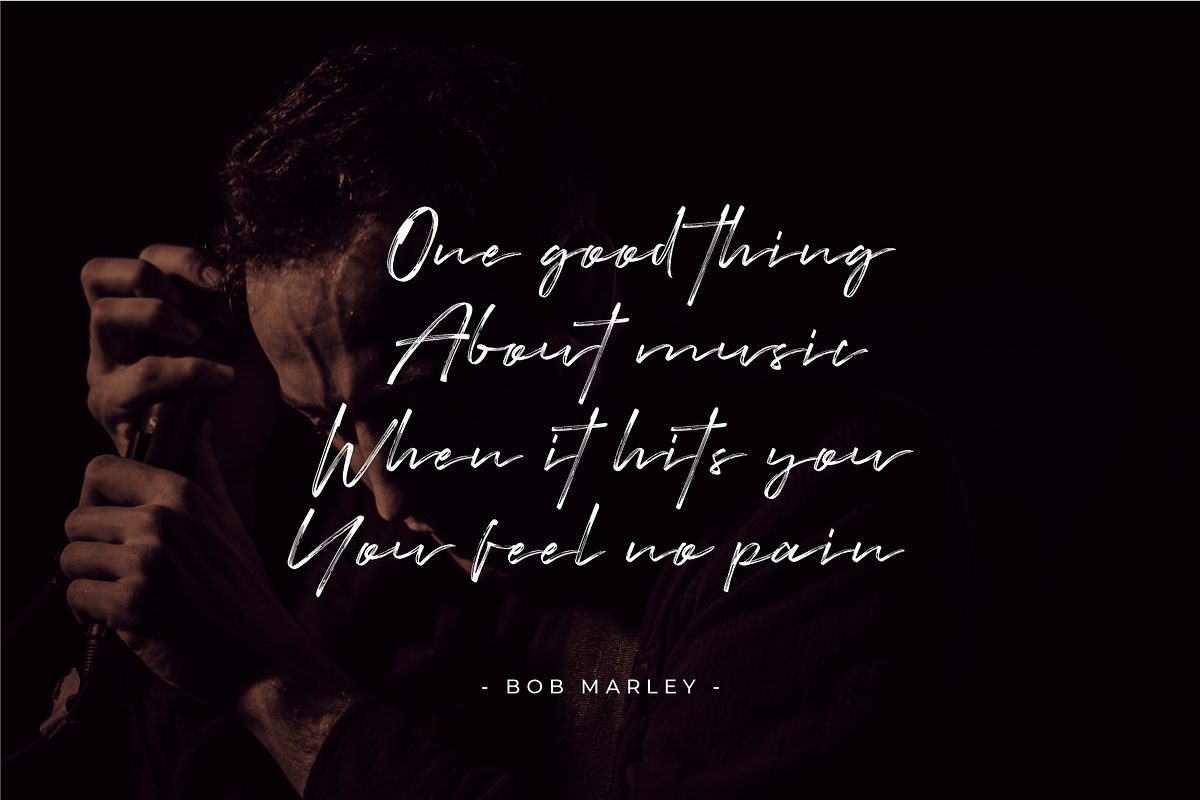 Rock Better - Handwritten Font, a Script Font by 50Fox (Photo 10 of 13)