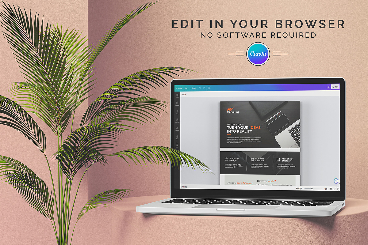Corporate Flyer Canva, a Flyer Template by DesignDevisers (Photo 6 of 8)