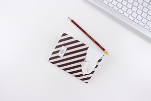Hero Image. Keyboard Notebook Kawaii