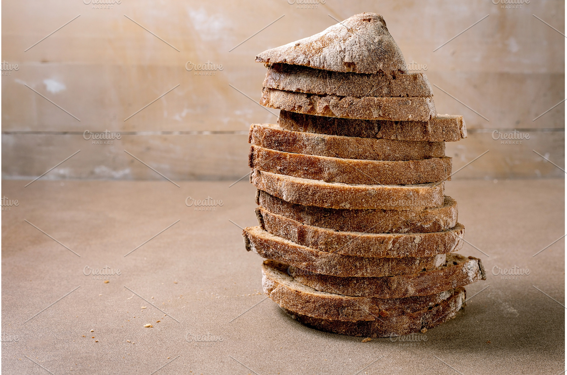 Stack of Fresh Rye Bread Slices, a Food & Drink Photo by Natasha Breen