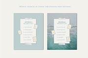Coastal Instagram Canva Templates, a Social Media Template by Grey Ritual Studio (Thumbnail 5 of 11)
