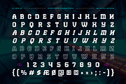 Nitrova - Futuristic Cyberpunk Font, a Serif Font by Brand Earth (Thumbnail 2 of 7)