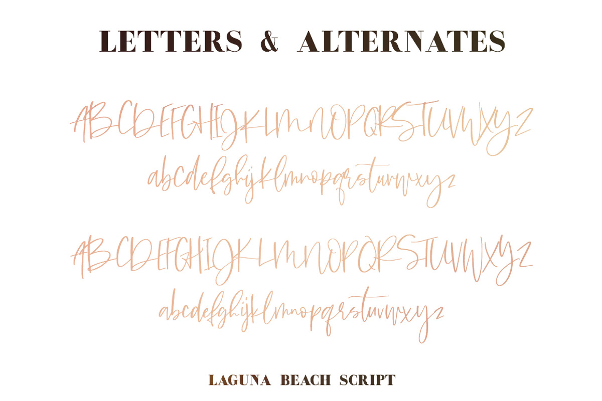 Laguna Beach Font Duo, a Serif Font by Jen Wagner Co (Photo 13 of 14)