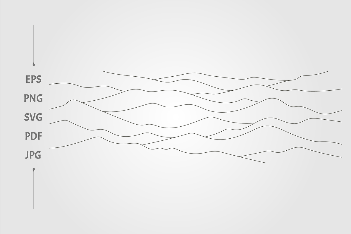 mountain wave continues line design, a Texture Graphic by lawoel (Photo 1 of 3)