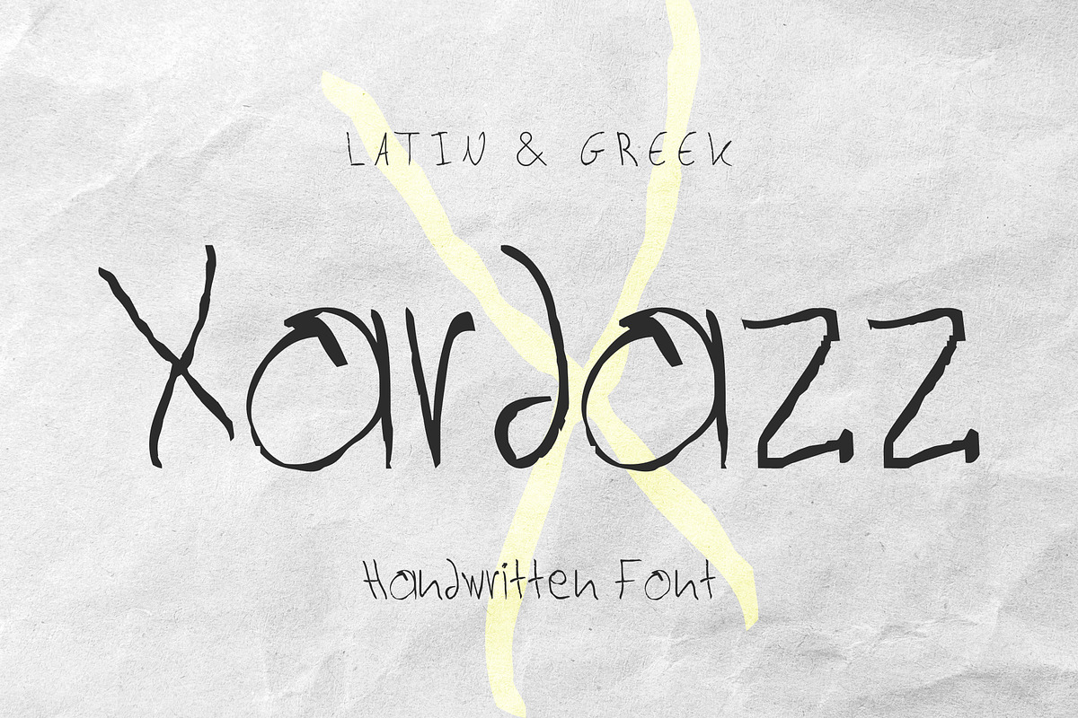 Xardazz Handwriting Font, a Handwritten Font by iframe fonts (Photo 1 of 8)