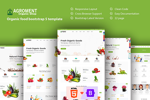 Agroment Organic Food HTML Template, a HTML Template by techboot
