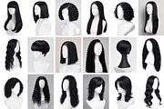 Black Hair Wig Stock Photos, a Beauty & Fashion Photo by Selenique Studio (Thumbnail 7 of 11)