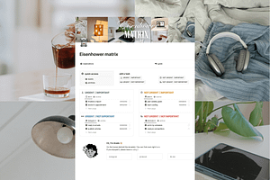 Eisenhower Matrix - Notion template, a Websites & App Template by Iasan Design