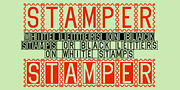 Stamper, a Font by Ingrimayne Type (Thumbnail 3 of 5)