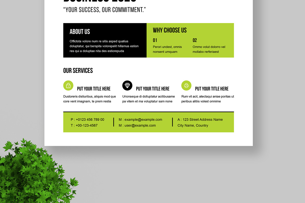 Corporate Business Flyer Template, a Flyer Template by MightyDesign (Photo 3 of 8)