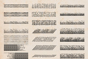 Vintage Shading Illustrator Brushes, a Brush Add-On by Spoon Graphics (Thumbnail 2 of 3)