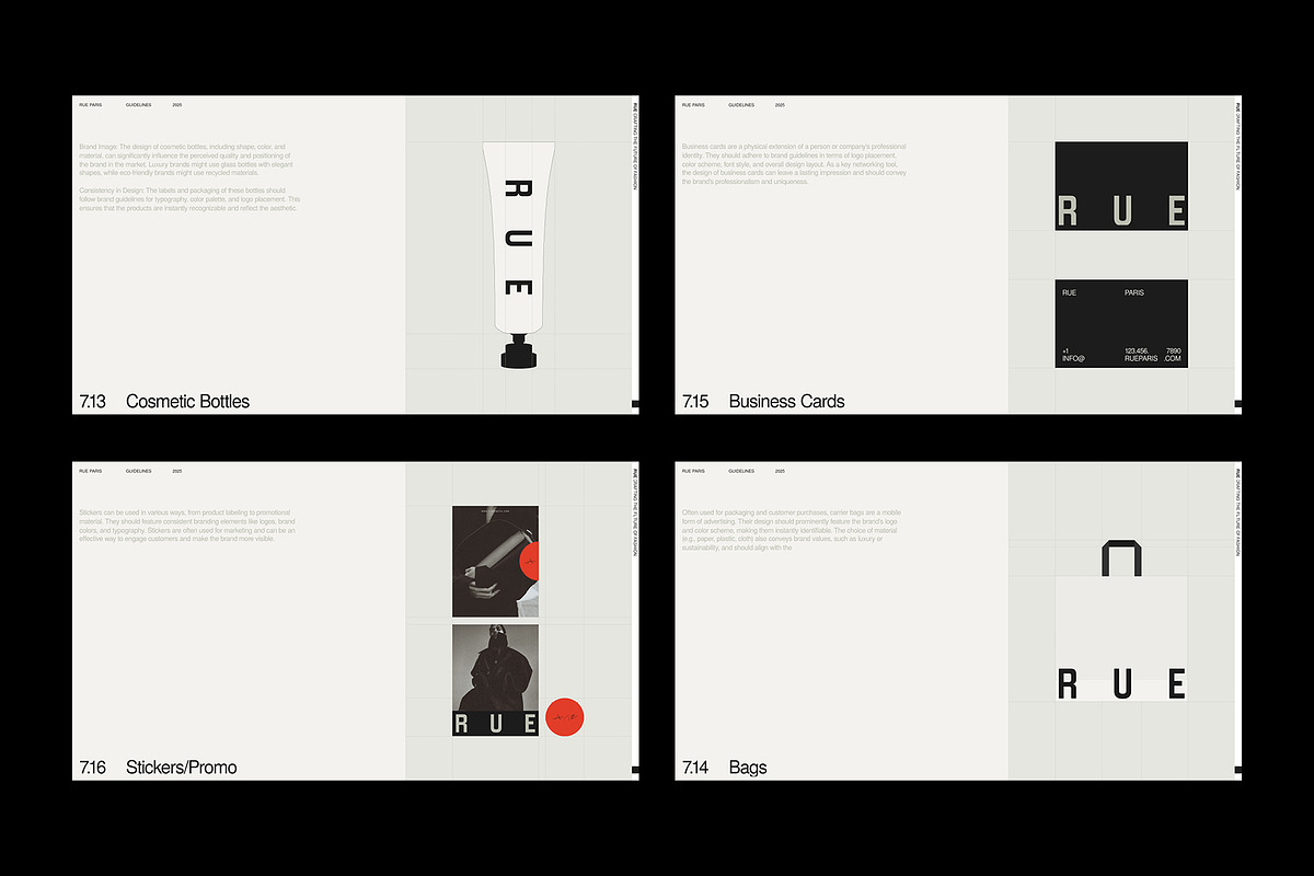 RUE | Brand Guidelines, a Presentation Template by Studio Standard (Photo 12 of 13)