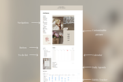 Life Planner Digital Notion Template, a Templates & Theme by Bloomster Digital (Thumbnail 5 of 7)